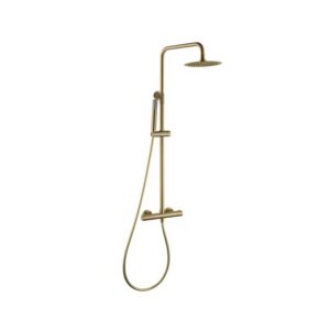 Columna Termostatico Ducha Monza Oro Cepillado (Imex)