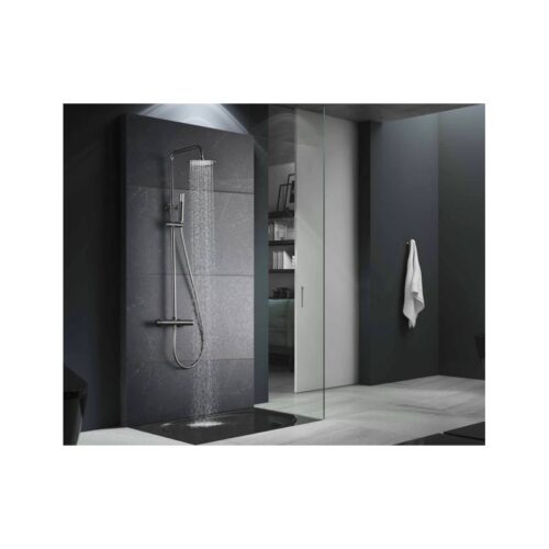 Columna Termostatico Ducha Monza Black-Metal (Imex)