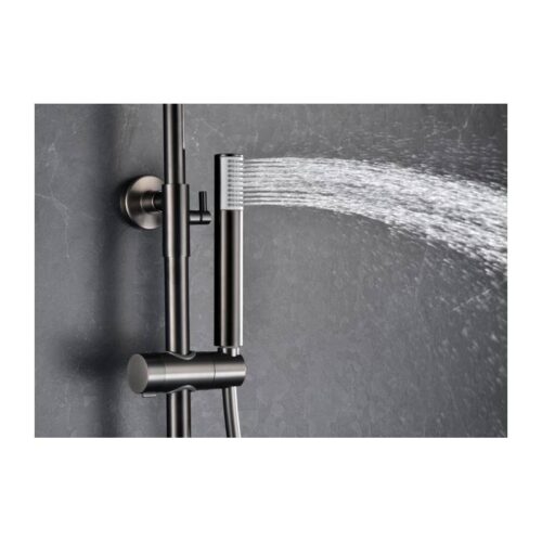 Columna Termostatico Ducha Monza Black-Metal (Imex)