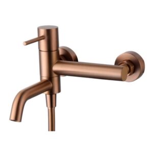 Monomando Bañera Monza Oro Rosa (Imex)