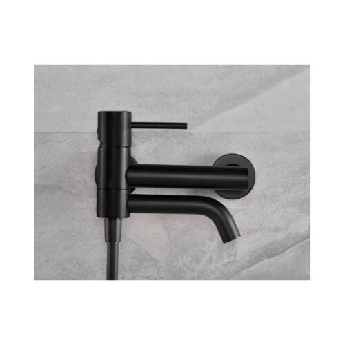 Monomando Bañera Monza Negro (Imex)