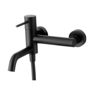Monomando Bañera Monza Negro (Imex)
