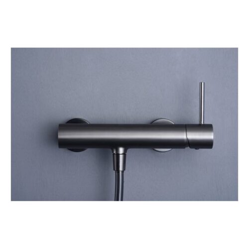 Monomando Ducha Monza Black-Metal (Imex)