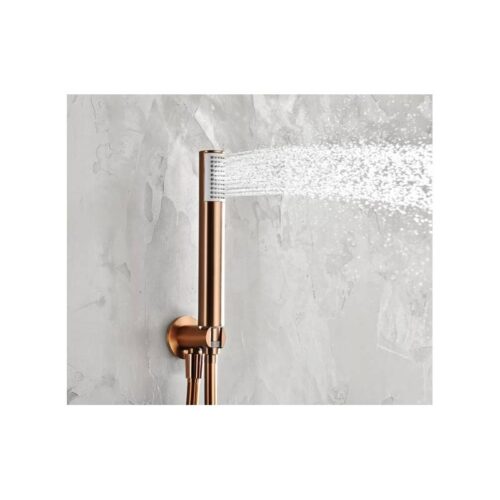 Monomando Ducha Oculto Pared Monza Oro Rosa (Imex)