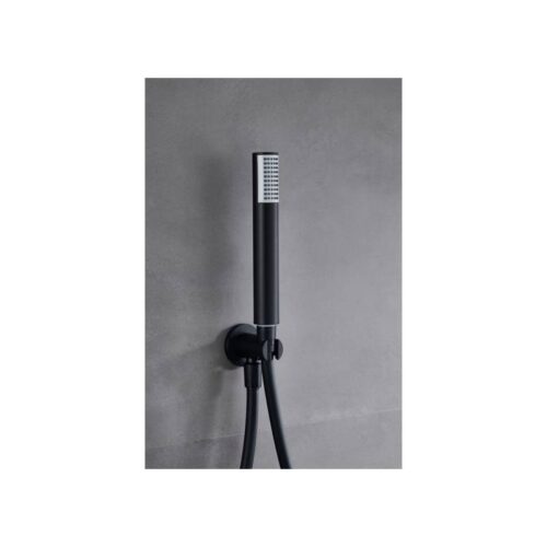 Monomando Ducha Oculto Techo Monza Negro (Imex)