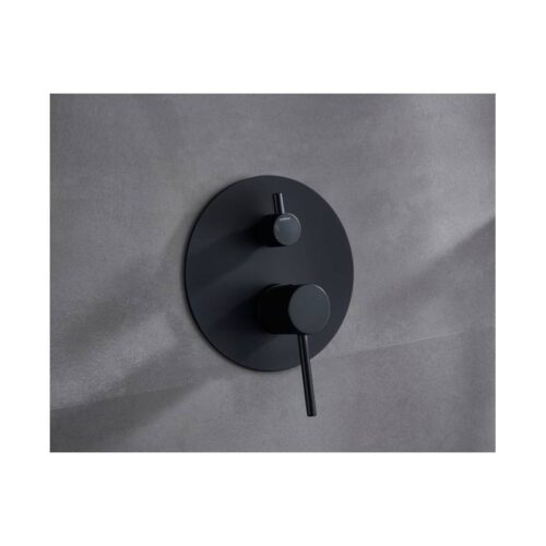 Monomando Ducha Oculto Techo Monza Negro (Imex)