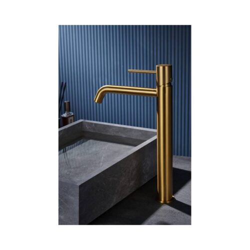 Monomando Lavabo Alto Monza Oro Cepillado (Imex)