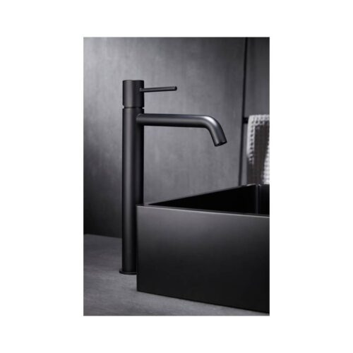 Monomando Lavabo Alto Monza Negro (Imex)