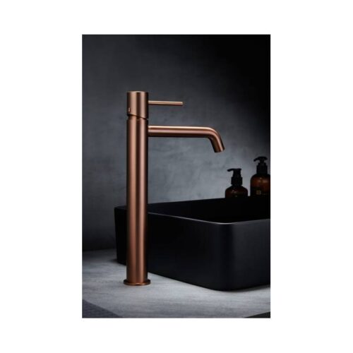 Monomando Lavabo Alto Monza Oro Rosa (Imex)