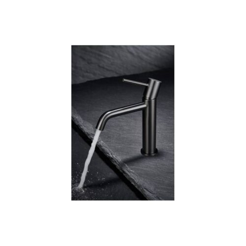 Monomando Lavabo Monza Black-Metal (Imex)