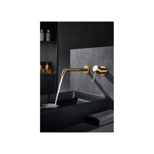 Monomando Lavabo Empotrar Monza Oro Cepillado (Imex)