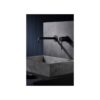 Monomando Lavabo Empotrar Monza Negro (Imex)