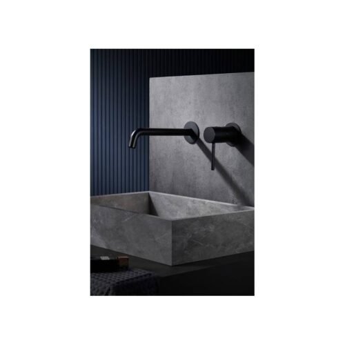 Monomando Lavabo Empotrar Monza Negro (Imex)