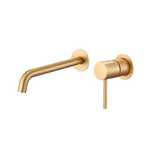 Monomando Lavabo Empotrar Monza Oro Cepillado (Imex)