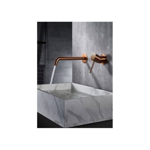 Monomando Lavabo Empotrar Monza Oro Rosa (Imex)