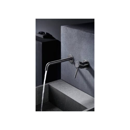 Monomando Lavabo Empotrar Monza Black-Metal (Imex)