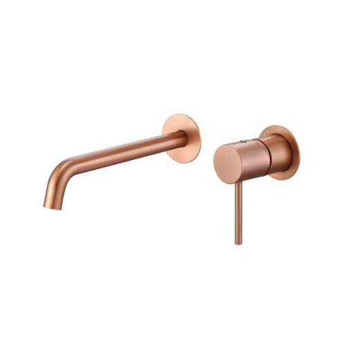 Monomando Lavabo Empotrar Monza Oro Rosa (Imex)