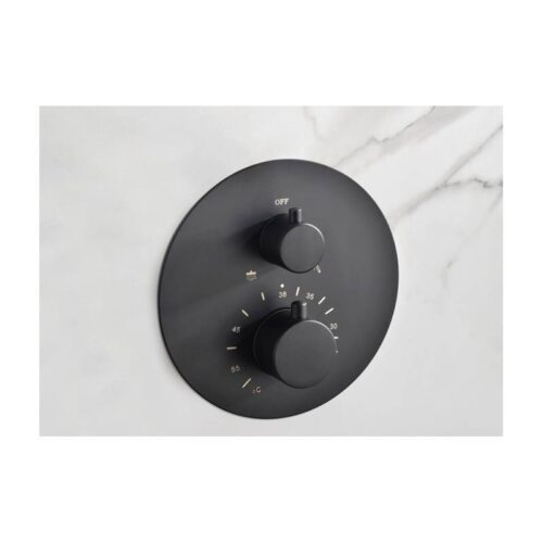 Termostatico Ducha Oculto Techo Monza Negro (Imex)