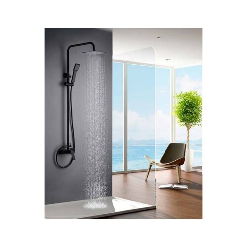 Columna Monomando Ducha Art Negro (Imex)