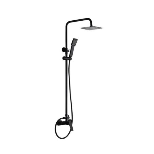 Columna Monomando Ducha Art Negro (Imex)