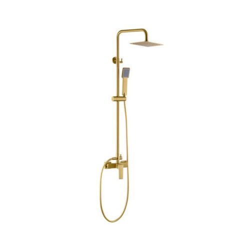 Columna Monomando Ducha Art Oro Cepillado (Imex)