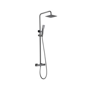 Columna Termostatico Ducha Art Black Gun Metal (Imex)