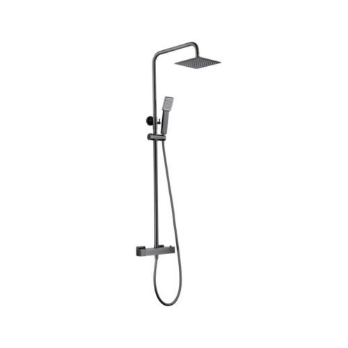 Columna Termostatico Ducha Art Black Gun Metal (Imex)