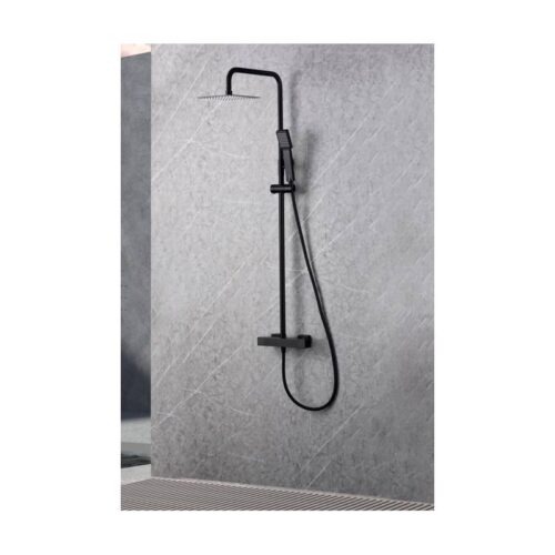 Columna Termostatico Ducha Art Negro (Imex)