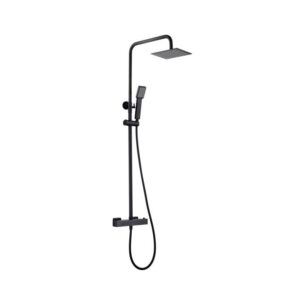 Columna Termostatico Ducha Art Negro (Imex)