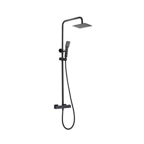 Columna Termostatico Ducha Art Negro (Imex)