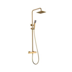 Columna Termostatico Ducha Art Oro Cepillado (Imex)