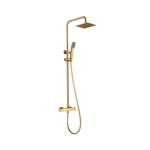 Columna Termostatico Ducha Art Oro Cepillado (Imex)