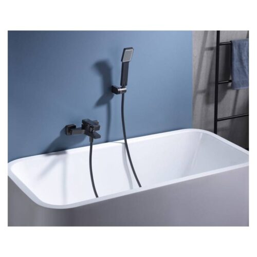 Monomando Bañera Art Black Gun Metal (Imex)