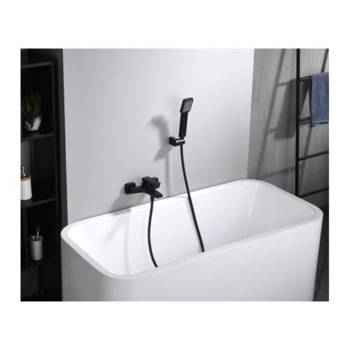 Monomando Bañera Art Negro (Imex)