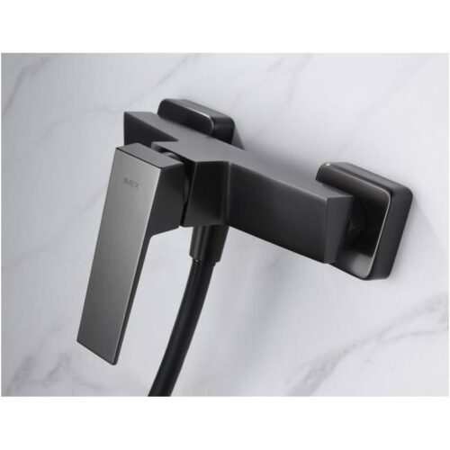 Monomando Ducha Art Black Gun Metal (Imex)