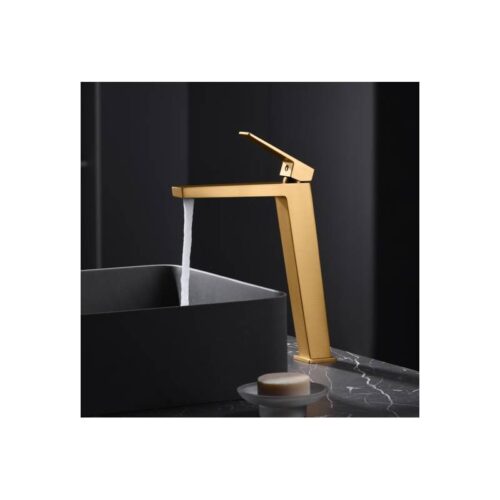 Monomando Lavabo Alto Art Oro Cepillado (Imex)