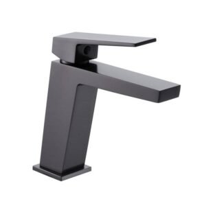 Monomando Lavabo Art Black Gun Metal (Imex)