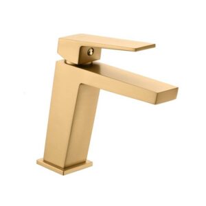 Monomando Lavabo Art Oro Cepillado (Imex)