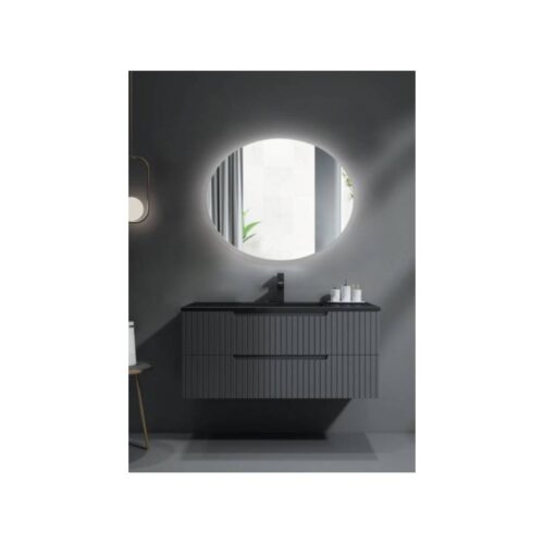 Espejo Baño Oval Luz Led (Ledimex)