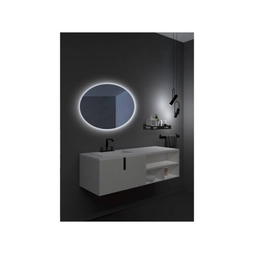 Espejo Baño Oval Luz Led (Ledimex)
