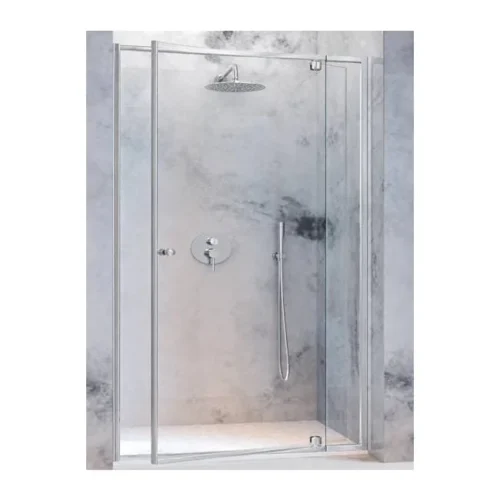 Mampara Pivot Plata, Puerta Pivotante (Kassandra)