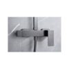 Columna Monomando Ducha Pisa Black Gun Metal (Imex)