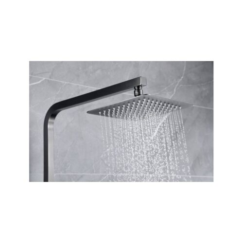 Columna Monomando Ducha Pisa Black Gun Metal (Imex)