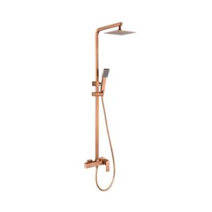 Columna Monomando Ducha Pisa Oro Rosa (Imex)