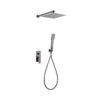 Monomando Ducha Oculto Pared Pisa Black Gun Metal (Imex)