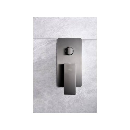 Monomando Ducha Oculto Pared Pisa Black Gun Metal (Imex)