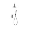 Monomando Ducha Oculto Techo Pisa Black Gun Metal (Imex)