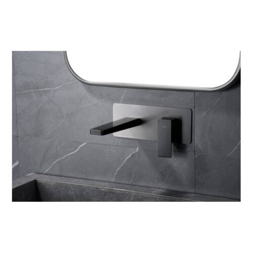 Monomando Lavabo Empotrar Pisa Black Gun Metal (Imex)