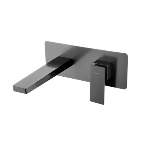 Monomando Lavabo Empotrar Pisa Black Gun Metal (Imex)