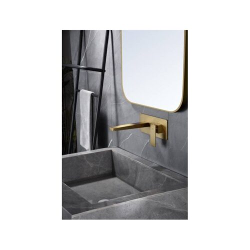 Monomando Lavabo Empotrar Pisa Oro Cepillado (Imex)